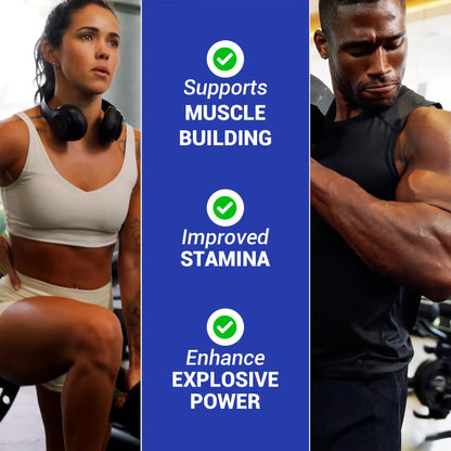 HARMONIFY Creatine Monohydrate Gummies 5000 Mg - 60 Vegan, Gluten-Free Gummies for Muscle Growth, Strength & Recovery Support - Energy & Focus Boosters for Women & Men