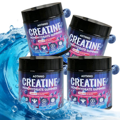 Creatine Monohydrate Andcarnitine Gummies - Energy Boost, Fitness Supplement - Sugar-Free