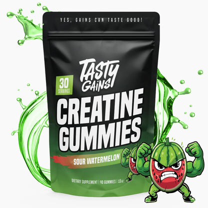 Tasty Gains Creatine Gummies (3Rd Party Lab Tested)
